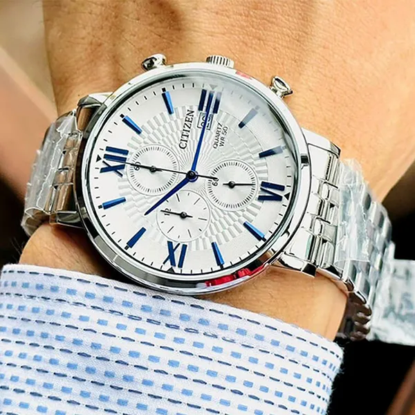 Đồng Hồ Nam Citizen Chronograph AN3610-71A Màu Bạc Trắng