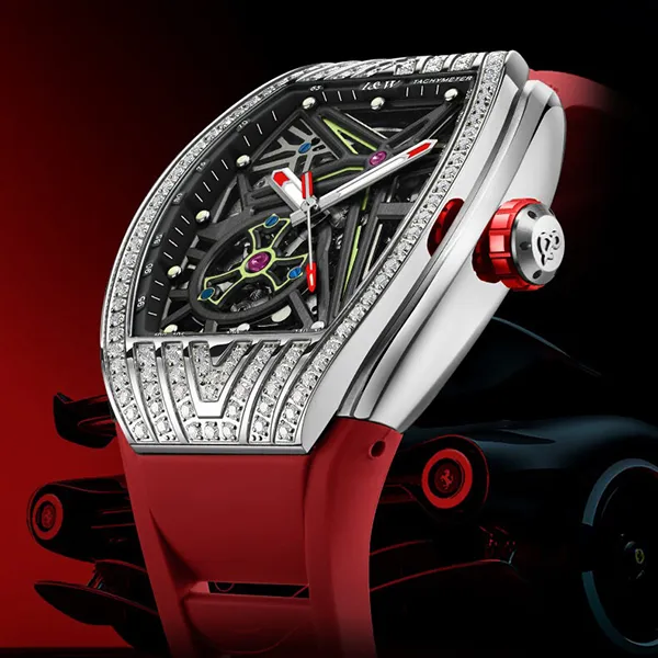 Đồng Hồ Nam I&W Carnival IW759G-DS Automatic Màu Đỏ