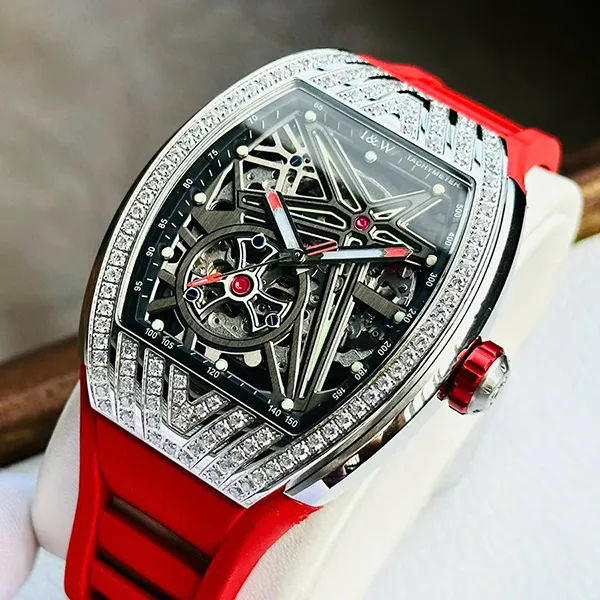 Đồng Hồ Nam I&W Carnival IW759G-DS Automatic Màu Đỏ