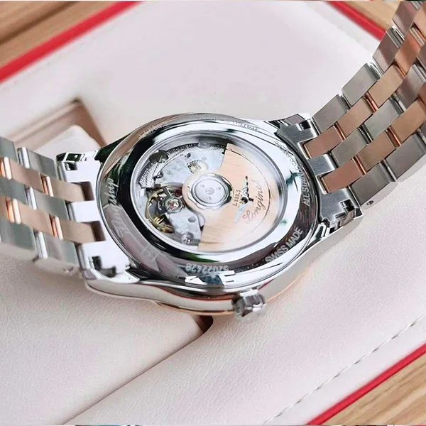Đồng Hồ Nam Longines Flagship L4.984.3.91.7 Màu Demi (Bạc – Vàng Hồng) - Đồng hồ - Vua Hàng Hiệu