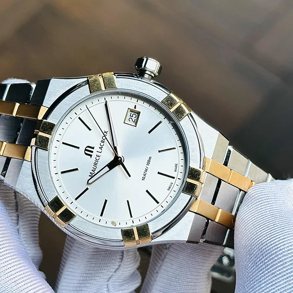Đồng Hồ Nam Maurice Lacroix Aikon AI1108-PVP02-130-1 Màu Bạc Vàng - Đồng hồ - Vua Hàng Hiệu