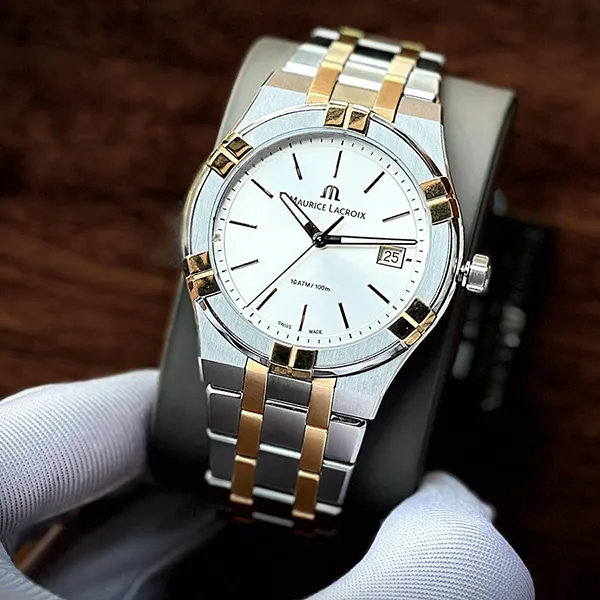 Đồng Hồ Nam Maurice Lacroix Aikon AI1108-PVP02-130-1 Màu Bạc Vàng - Đồng hồ - Vua Hàng Hiệu
