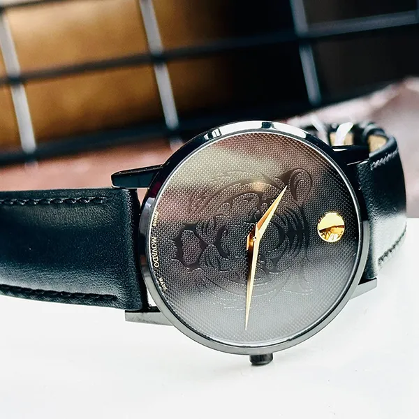 Đồng Hồ Nam Movado Tiger 0607586 Màu Đen