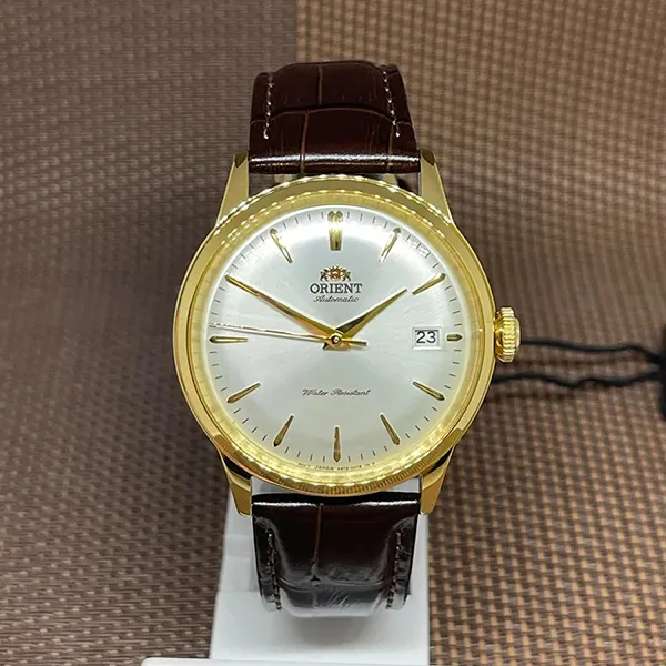 Đồng Hồ Nam Orient Bambino RA-AC0M01S10B Màu Nâu Trắng