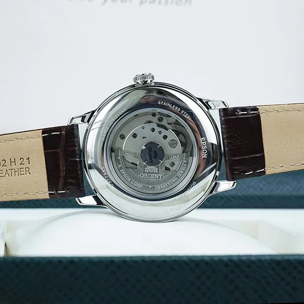 Đồng Hồ Nam Orient Classic Sun And Moon RA-AK0803Y10B (RA-AK0803Y30B) Màu Nâu Vàng