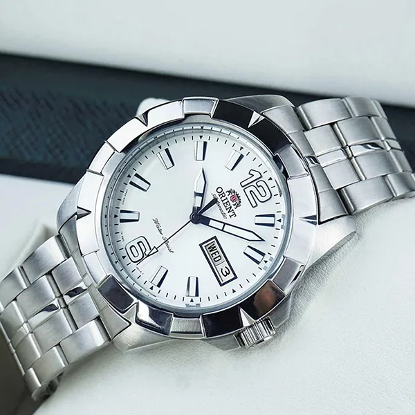 Đồng Hồ Nam Orient FEM7L005W9 Màu Bạc Trắng