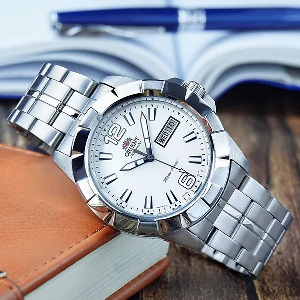 Đồng Hồ Nam Orient FEM7L005W9 Màu Bạc Trắng