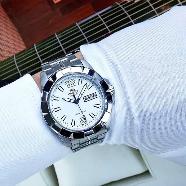 Đồng Hồ Nam Orient FEM7L005W9 Màu Bạc Trắng