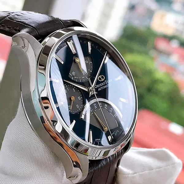 Đồng Hồ Nam Orient Star Retrograde RK-DE0302E Màu Nâu