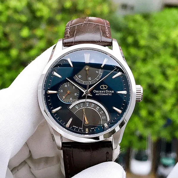 Đồng Hồ Nam Orient Star Retrograde RK-DE0302E Màu Nâu