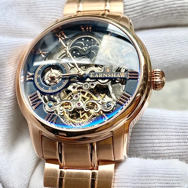 Đồng Hồ Nam Thomas Earnshaw Longitude ES-8006-44 Màu Vàng Hồng/ Xanh
