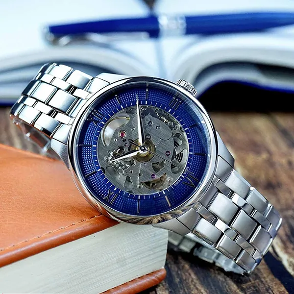 Đồng Hồ Nam Tissot Chemin Des Tourelles Squelette T139.836.11.048.00 Màu Xanh Bạc