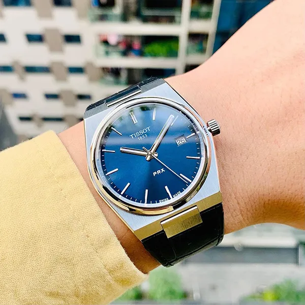 Đồng Hồ Nam Tissot Prx Quartz T137.410.16.041.00 (T1374101604100) Màu Xanh Bạc - Đồng hồ - Vua Hàng Hiệu