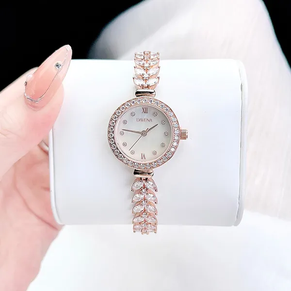 Đồng Hồ Nữ Davena Quartz 61638 Màu Vàng Hồng L
