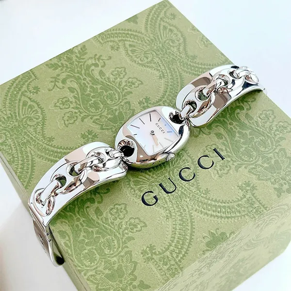 Đồng Hồ Nữ Gucci Marina Chain YA121520 Màu Bạc