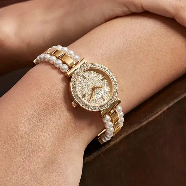 Đồng Hồ Nữ Guess GW0531L2 Intricate Gold Tone Watch 30mm Màu Vàng