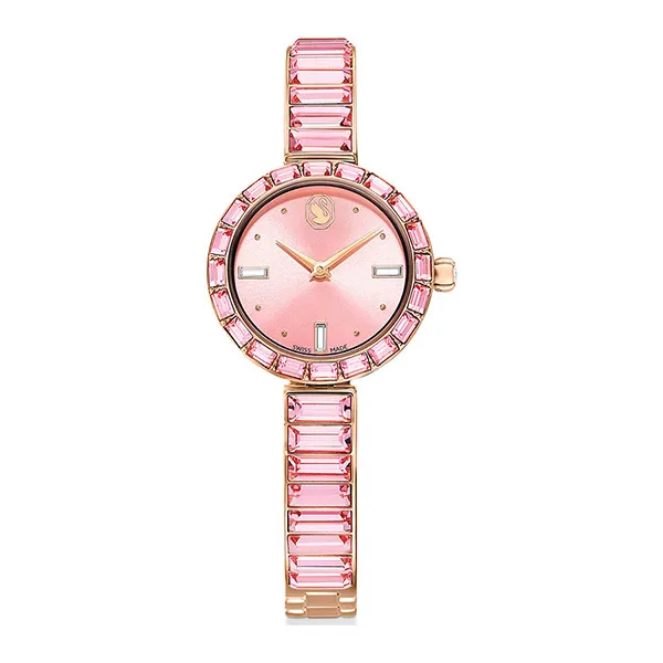 Đồng Hồ Nữ Swarovski Matrix Bangle Watch 5679890 Màu Vàng Hồng - Đồng hồ - Vua Hàng Hiệu