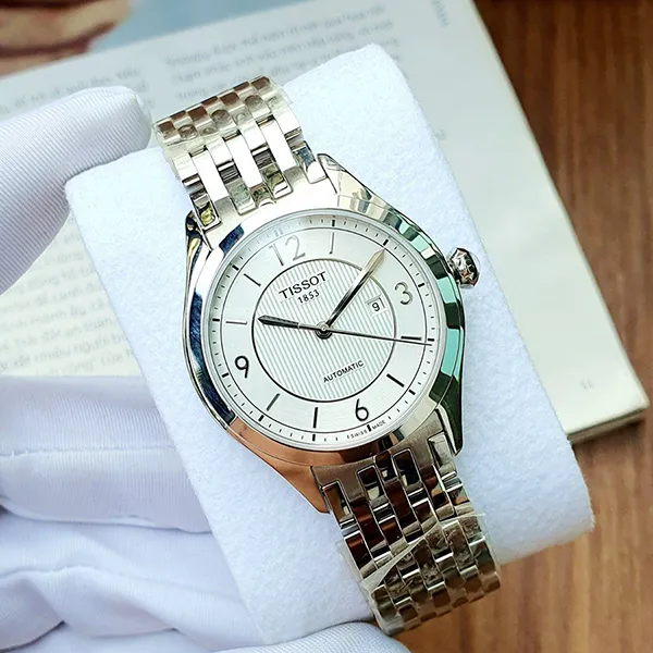 Đồng Hồ Nữ Tissot Automatic T038.207.11.037.00 T-One White Màu Trắng Bạc