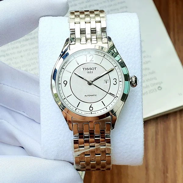 Đồng Hồ Nữ Tissot Automatic T038.207.11.037.00 T-One White Màu Trắng Bạc