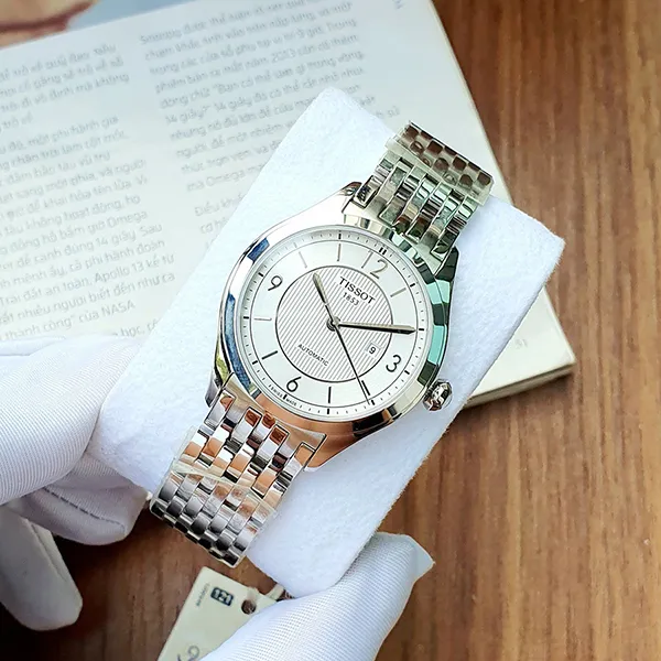 Đồng Hồ Nữ Tissot Automatic T038.207.11.037.00 T-One White Màu Trắng Bạc