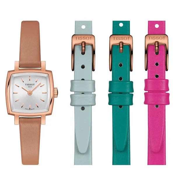 Đồng Hồ Nữ Tissot Lovely Summer Set T058.109.36.031.01 Màu Nâu