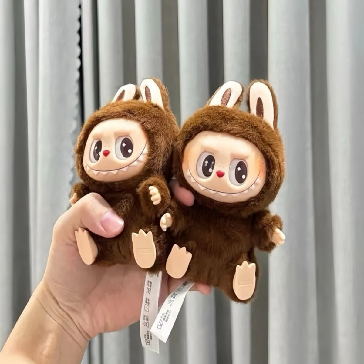 Gấu Bông Pop Mart Art Toy Labubu V2 Have A Seat Secret DouDou Màu Nâu - Đồ chơi mô hình - Vua Hàng Hiệu