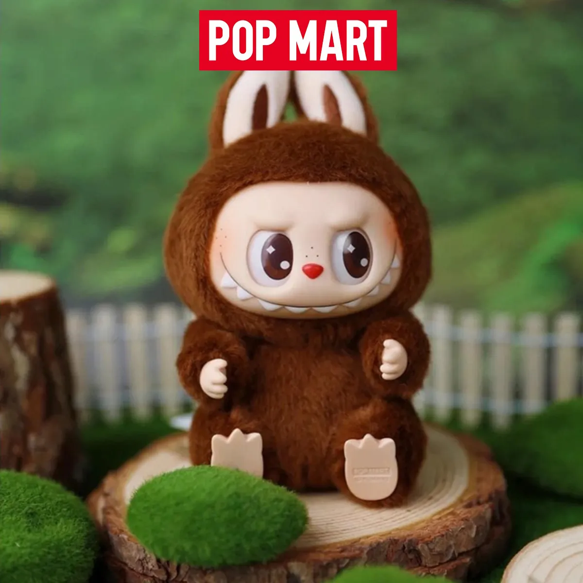 Gấu Bông Pop Mart Art Toy Labubu V2 Have A Seat Secret DouDou Màu Nâu - Đồ chơi mô hình - Vua Hàng Hiệu