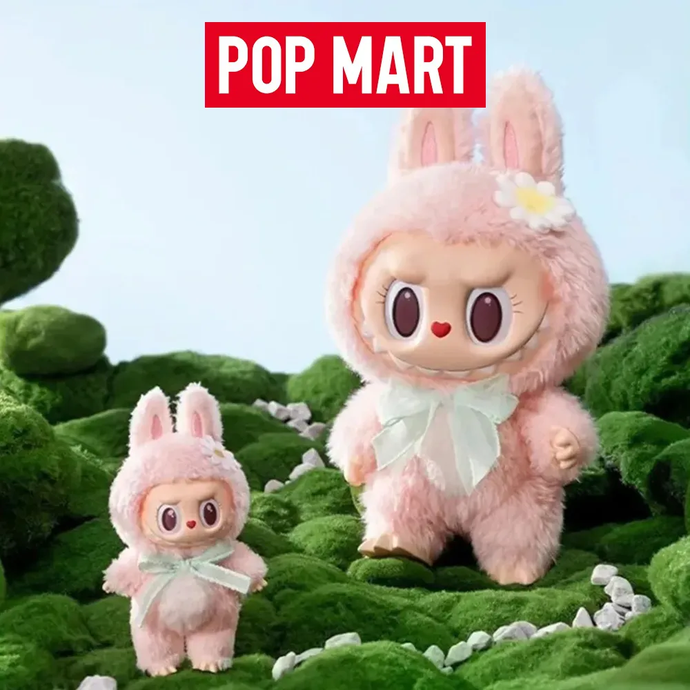 Gấu Bông Pop Mart Mokoko Close To Sweet Vinyl Big Plush Doll Size 40cm Màu Hồng Nhạt - Đồ chơi mô hình - Vua Hàng Hiệu