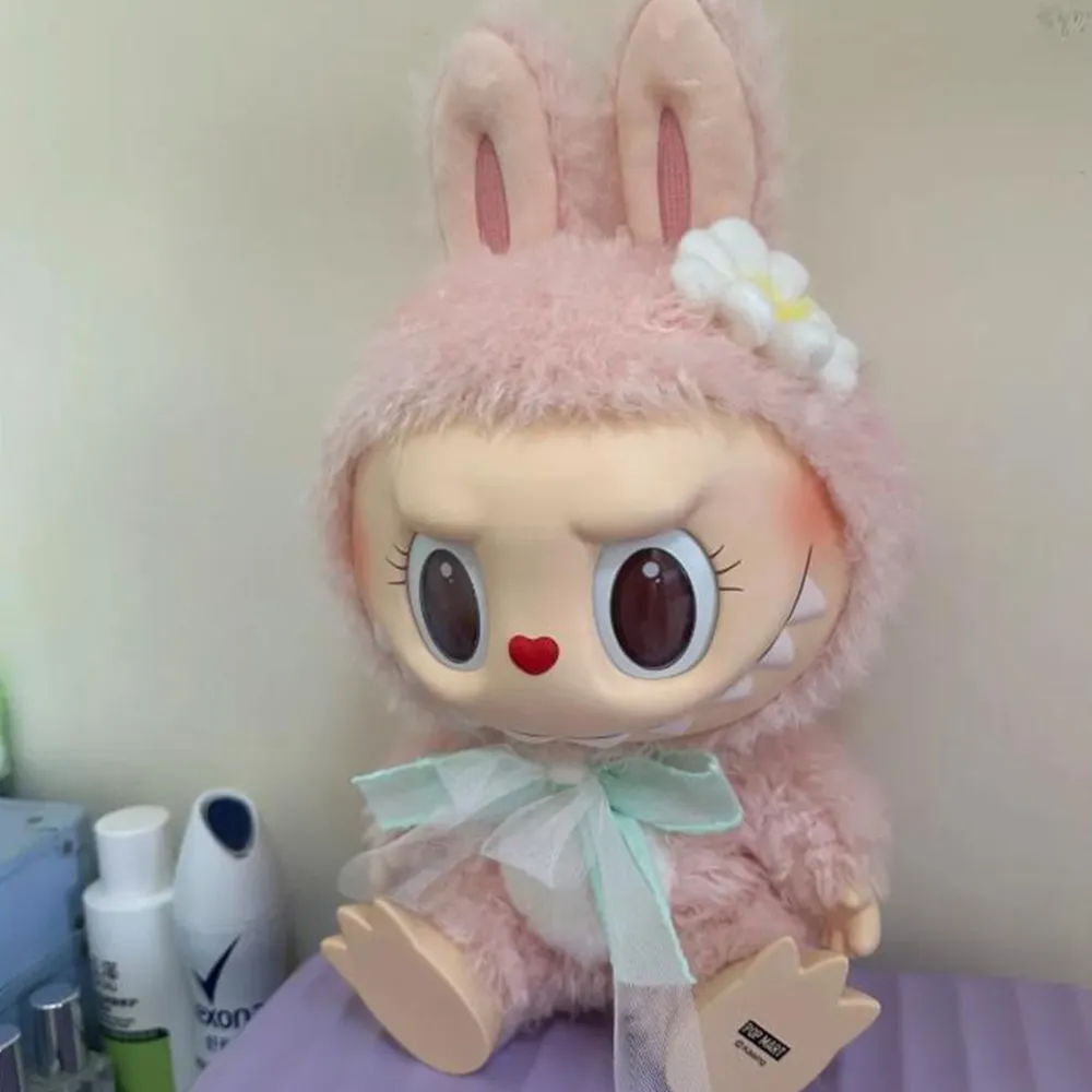 Gấu Bông Pop Mart Mokoko Close To Sweet Vinyl Big Plush Doll Size 40cm Màu Hồng Nhạt - Đồ chơi mô hình - Vua Hàng Hiệu