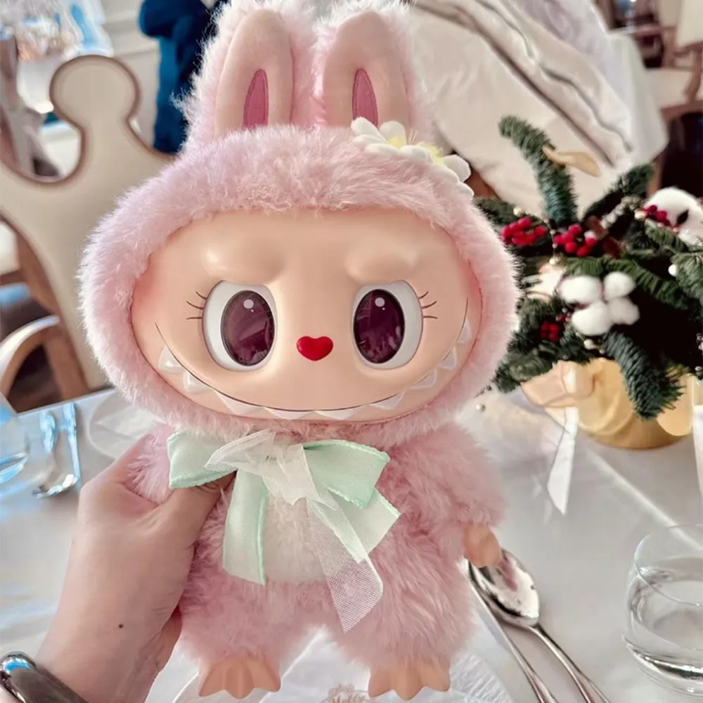 Gấu Bông Pop Mart Mokoko Close To Sweet Vinyl Big Plush Doll Size 40cm Màu Hồng Nhạt - Đồ chơi mô hình - Vua Hàng Hiệu