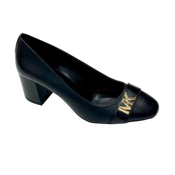 Giày Cao Gót Nữ Michael Kors MK Logo Jilly Flex Pump Màu Đen Size 6