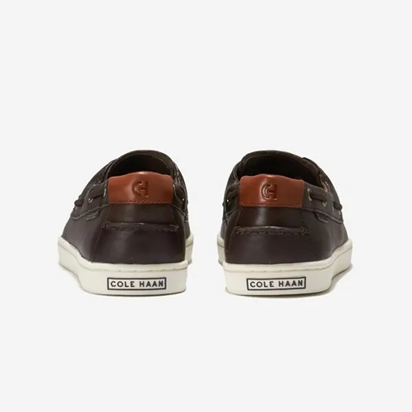 Giày Lười Nam Cole Haan Boat Nantucket Màu Nâu Đậm Size 40