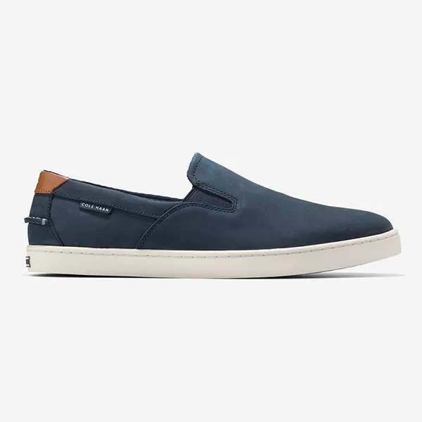 Giày Lười Nam Cole Haan Nantucket Slip-on Màu Xanh Navy Size 40 (Form Ôm)