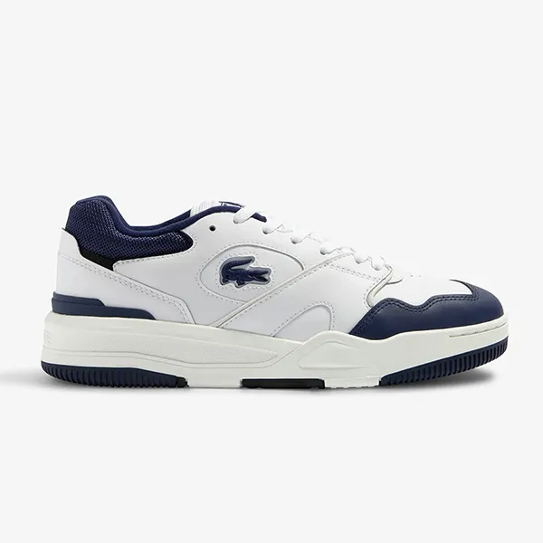 Giày Sneaker Nam Lacoste Lineshot Mesh Collar Leather 46SMA0075 Màu Trắng Phối Xanh Navy Size 39.5 - Giày - Vua Hàng Hiệu