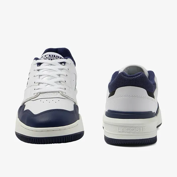 Giày Sneaker Nam Lacoste Lineshot Mesh Collar Leather 46SMA0075 Màu Trắng Phối Xanh Navy Size 39.5 - Giày - Vua Hàng Hiệu