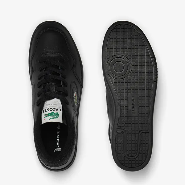 Giày Sneaker Nam Lacoste Men's Lineset Leather 46SMA0045 02H Màu Đen Size 40 - Giày - Vua Hàng Hiệu