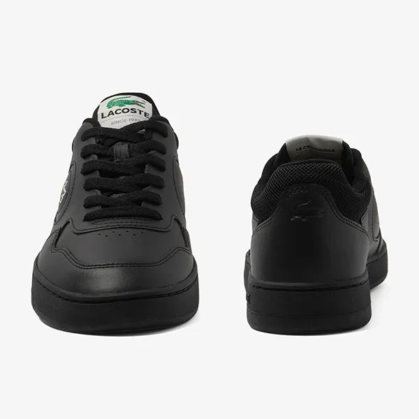 Giày Sneaker Nam Lacoste Men's Lineset Leather 46SMA0045 02H Màu Đen Size 40 - Giày - Vua Hàng Hiệu