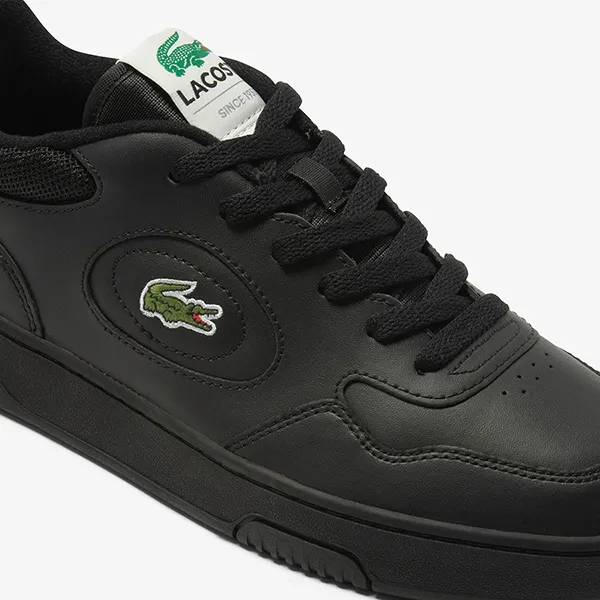 Giày Sneaker Nam Lacoste Men's Lineset Leather 46SMA0045 02H Màu Đen Size 40 - Giày - Vua Hàng Hiệu
