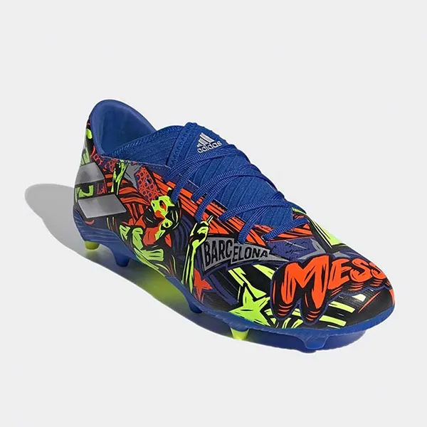 Giày Thể Thao Adidas Nemeziz Messi 19.3 Firm Ground Cleats Shoes EH0591 Màu Xanh Size 41 - Giày - Vua Hàng Hiệu