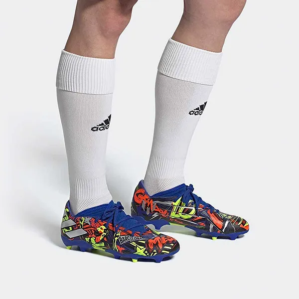 Giày Thể Thao Adidas Nemeziz Messi 19.3 Firm Ground Cleats Shoes EH0591 Màu Xanh Size 41 - Giày - Vua Hàng Hiệu