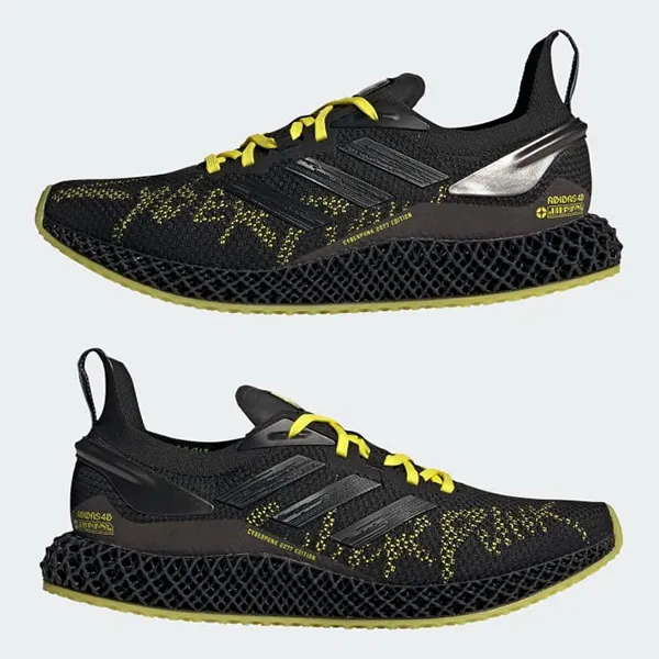 Giày Thể Thao Adidas X9000 4D Cyberpunk 2077 Shoes FY3140 Màu Đen Vàng Size 44.5