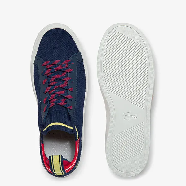 Giày Thể Thao Lacoste La Piquée Textile Sneakers 42CFA0023 Màu Xanh Navy Size 42