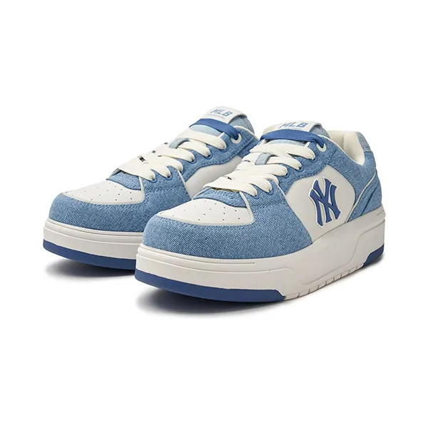 Giày Thể Thao MLB Chunky Liner Vintage Denim New York Yankees 3ASXCVT4N-50BLS Màu Xanh Blue Size 260 - Giày - Vua Hàng Hiệu