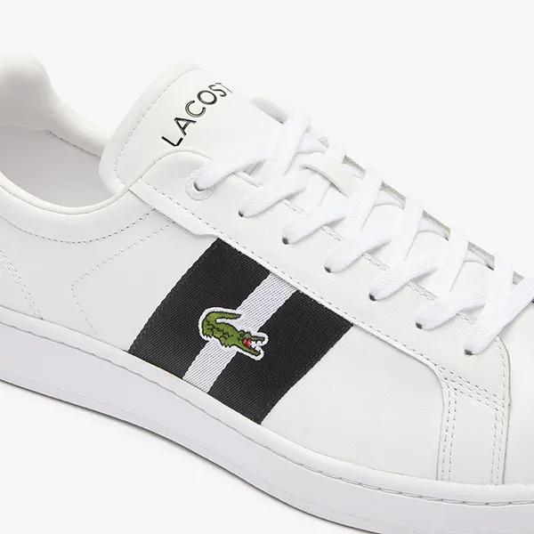 Giày Thể Thao Nam Lacoste Carnaby Pro CGR Bar 47SMA0047 147 Màu Trắng Size 40.5