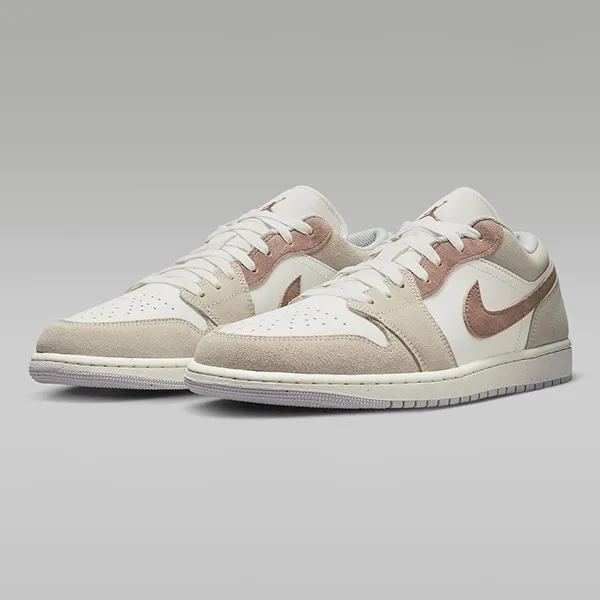 Giày Thể Thao Nam Nike Air Jordan 1 LOW SE HF1567-200 Màu Trắng Nâu Size 46 - Giày - Vua Hàng Hiệu