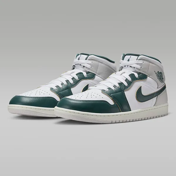 Giày Thể Thao Nam Nike Air Jordan 1 Mid SE FQ7720-103 Màu Trắng Xanh Size 41 - Giày - Vua Hàng Hiệu