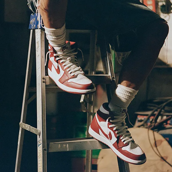 Giày Thể Thao Nam Nike Air Jordan 1 Retro High OG DZ5485-160 Màu Trắng Phối Đỏ Size 41 - Giày - Vua Hàng Hiệu