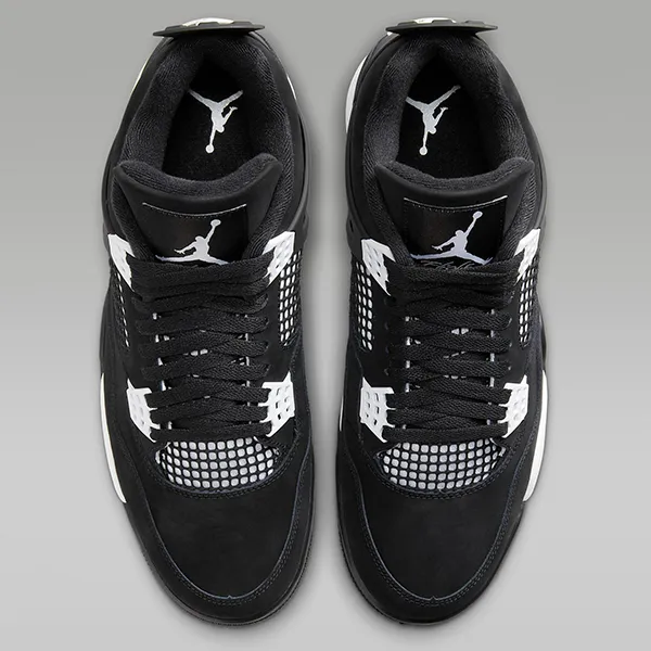 Giày Thể Thao Nam Nike Air Jordan 4 Retro White Thunder FQ8138-103 Màu Đen Size 41 - Giày - Vua Hàng Hiệu