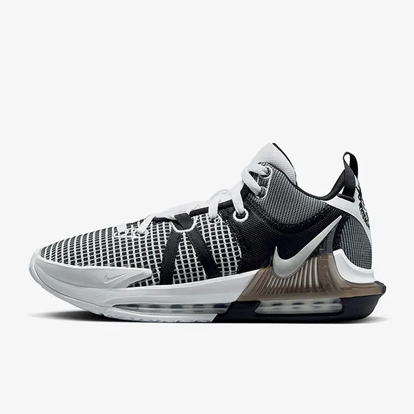 Giày Thể Thao Nam Nike LeBron Witness 7 EP DM1122-100 Màu Đen Trắng Size 40.5