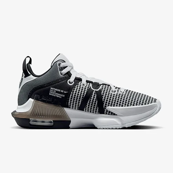 Giày Thể Thao Nam Nike LeBron Witness 7 EP DM1122-100 Màu Đen Trắng Size 40.5